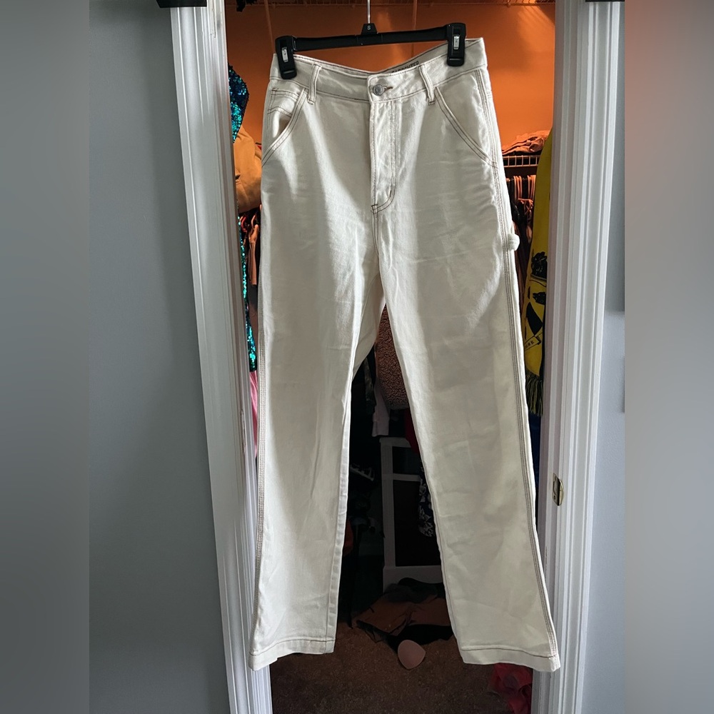 S.O.N.G Cream boyfriend jeans